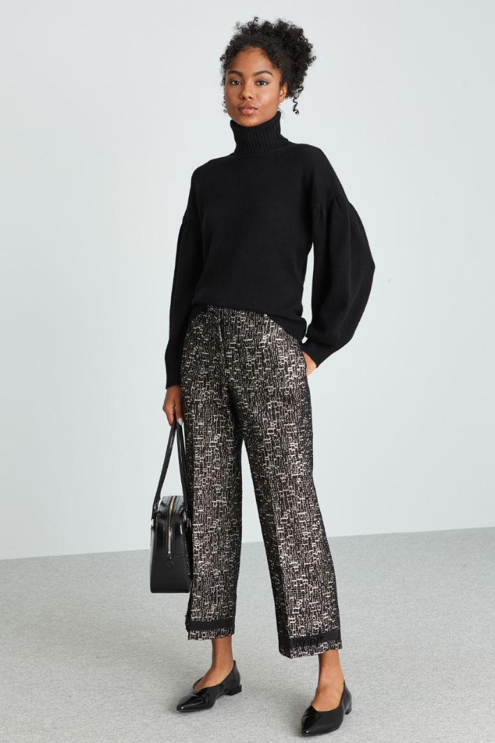 Jacquard trousers Intrend