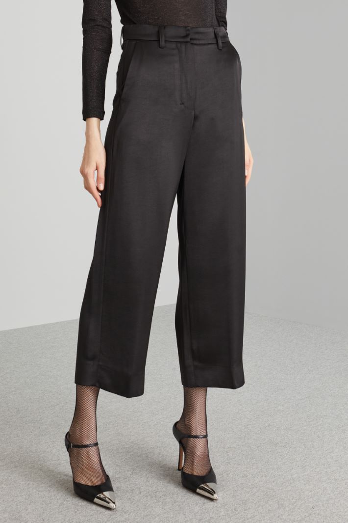 Fluid satin trousers Intrend - 2