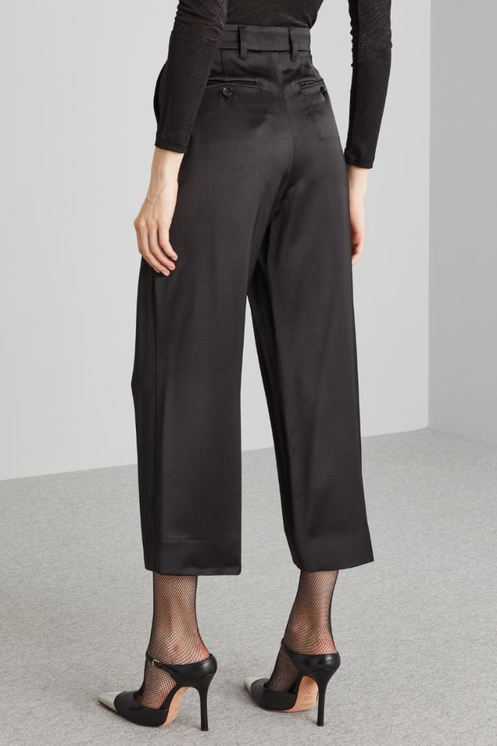 Fluid satin trousers Intrend - 3