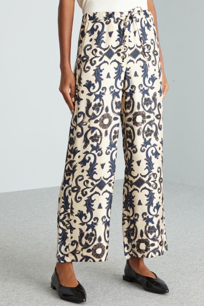 Silk trousers Intrend - 3