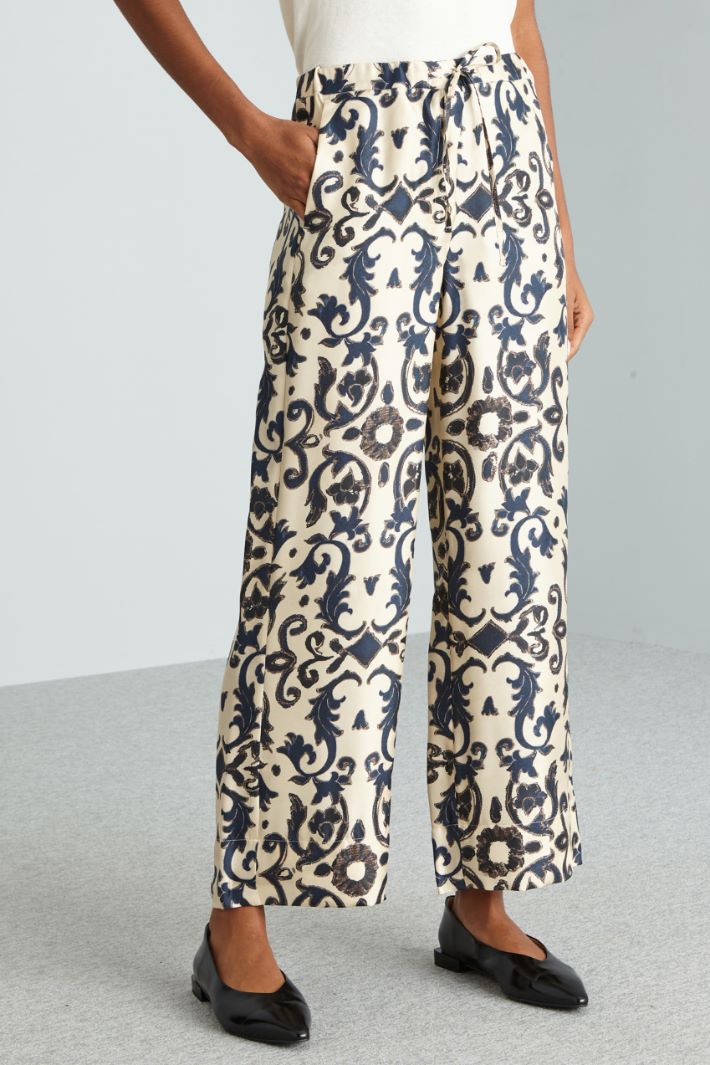 Silk trousers Intrend - 4