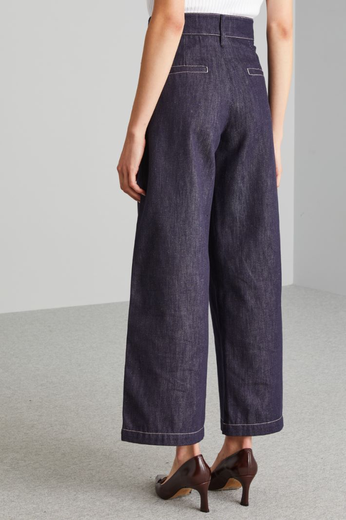 Wide five pocket trousers Intrend - 3