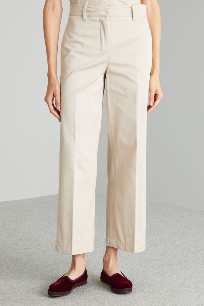 Pantalones de gabardina lavada Intrend - 3