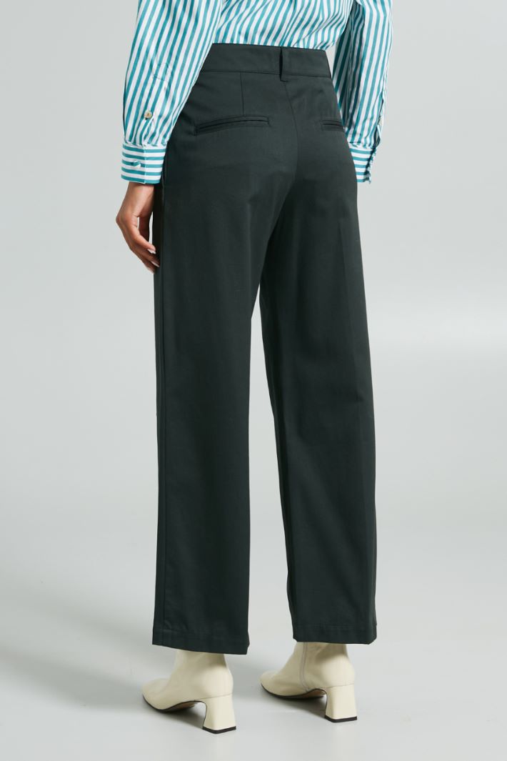 Pantalones de gabardina lavada Intrend - 4