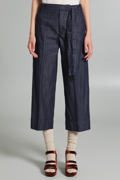 Pantaloni in denim leggero