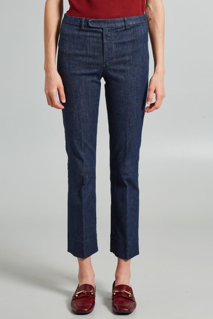 Jeans with covered closure Intrend - 3