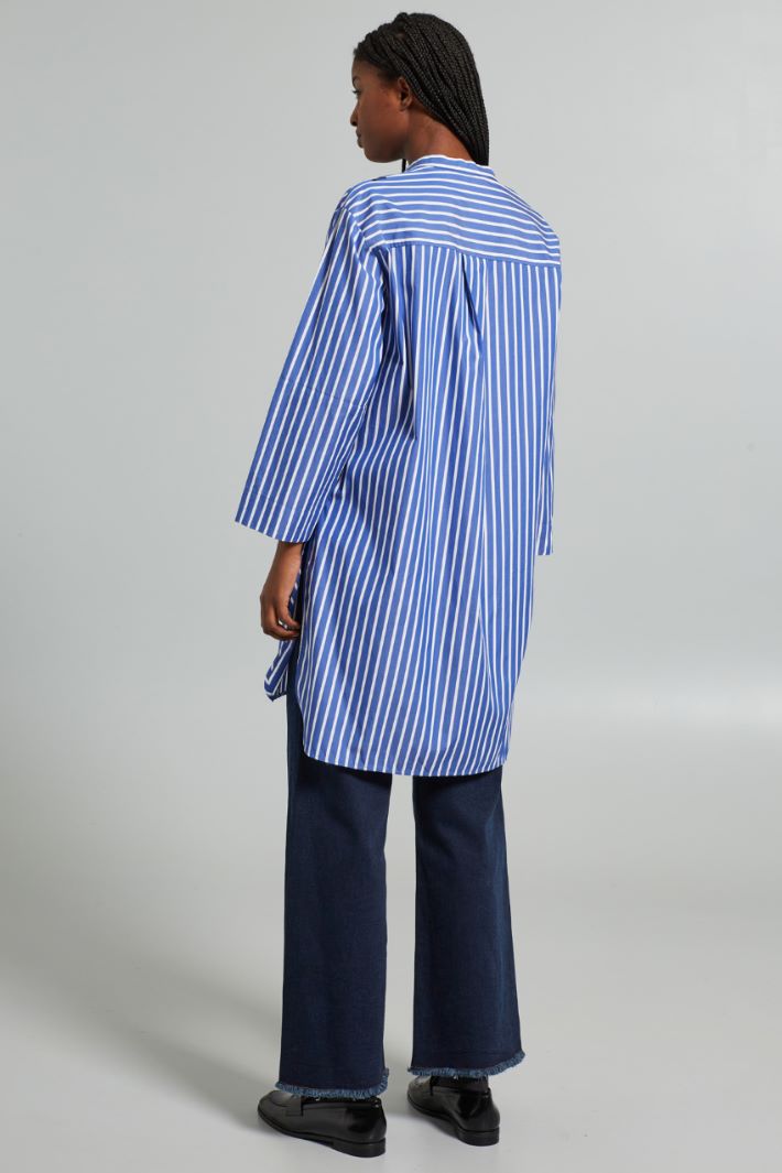 Long poplin shirt Intrend - 2