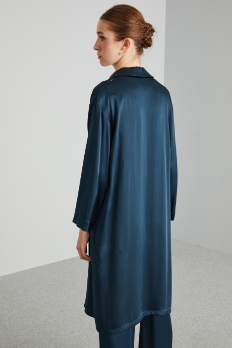 Casacca in raso di viscosa