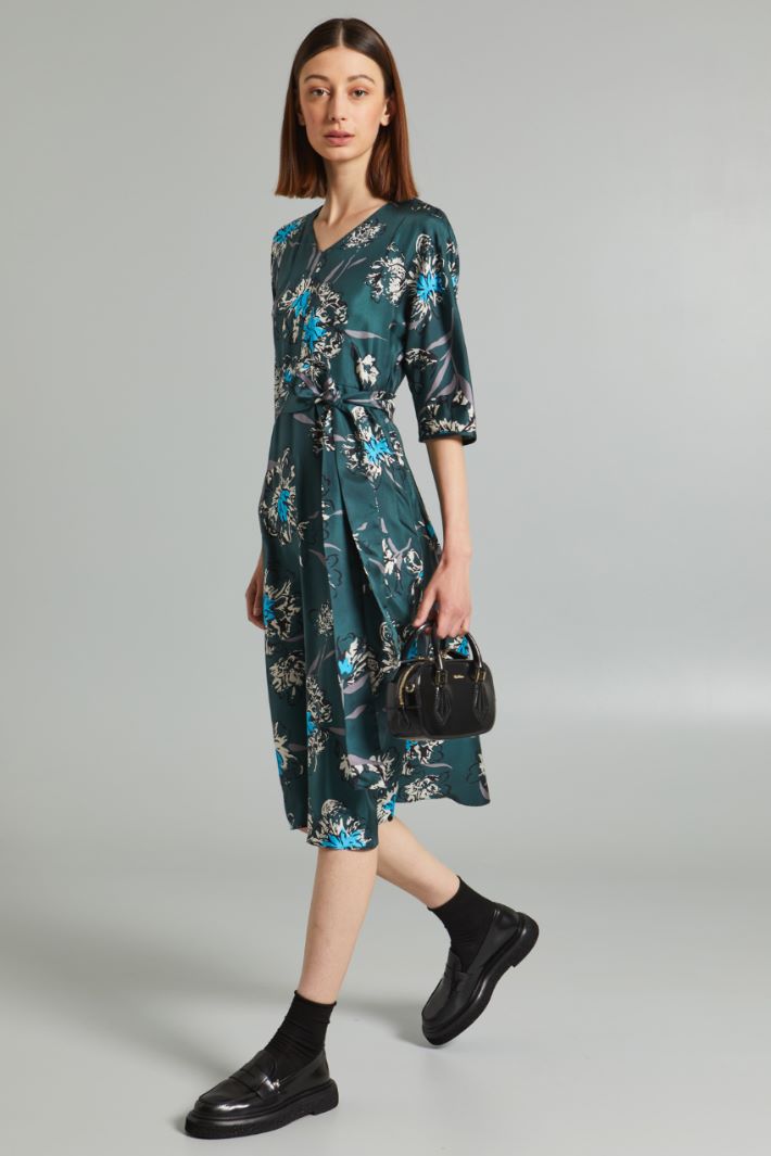 Printed silk dress Intrend