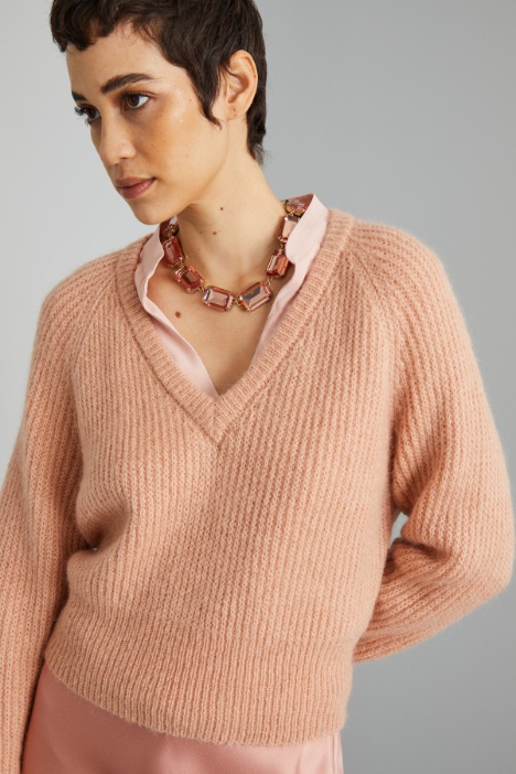 Maglia con scollo a V