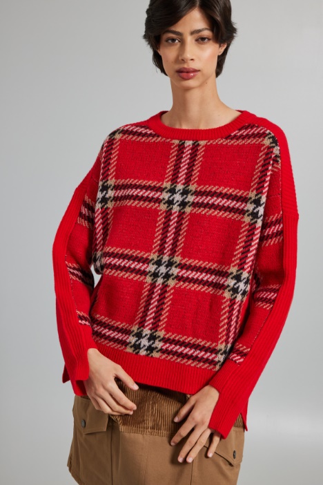 Jacquard pure wool jumper Intrend