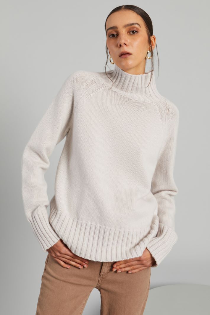 Maglia in lana e cashmere Intrend - 3