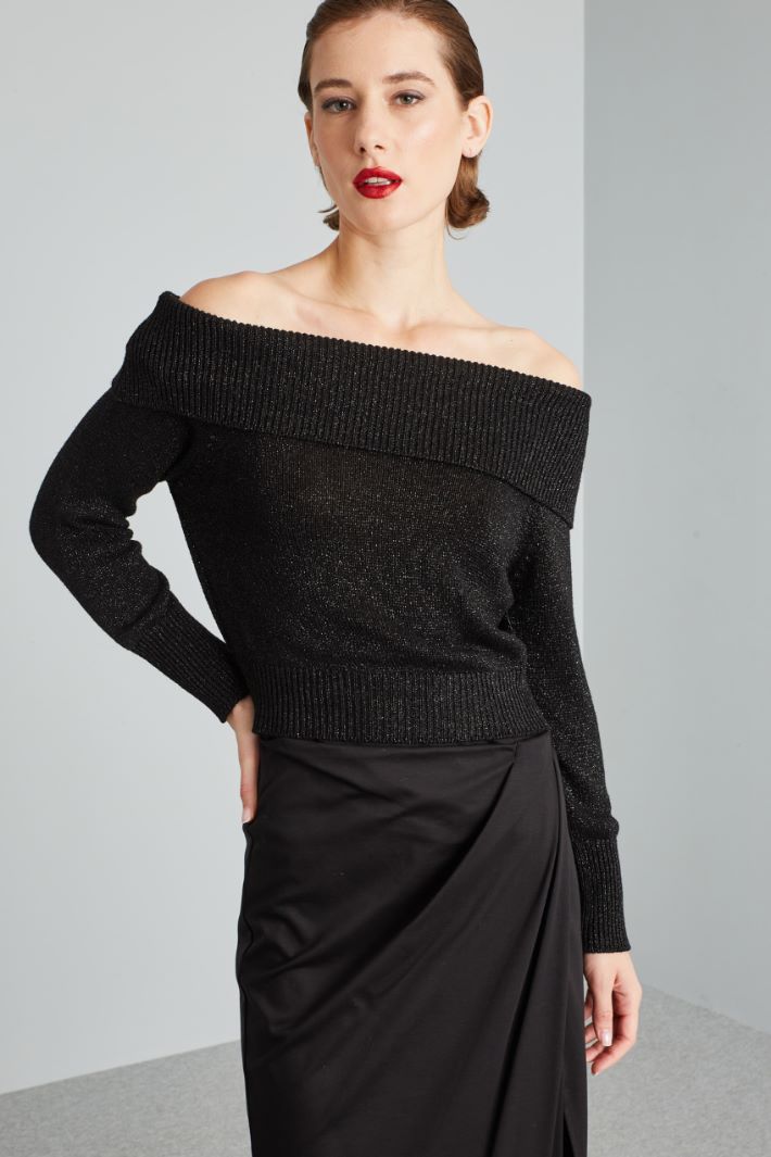 Off-the-shoulder sweater Intrend - 3