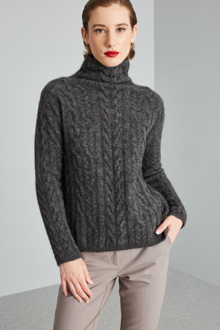 Mohair high-neck sweater Intrend - 3