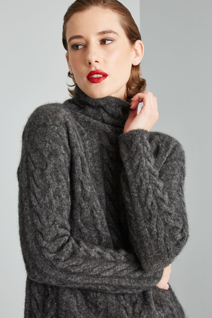 Mohair high-neck sweater Intrend - 4