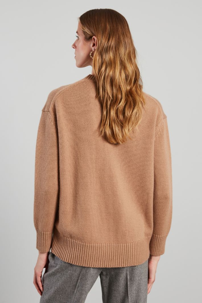 Crew.neck wool-blend sweater Intrend - 2