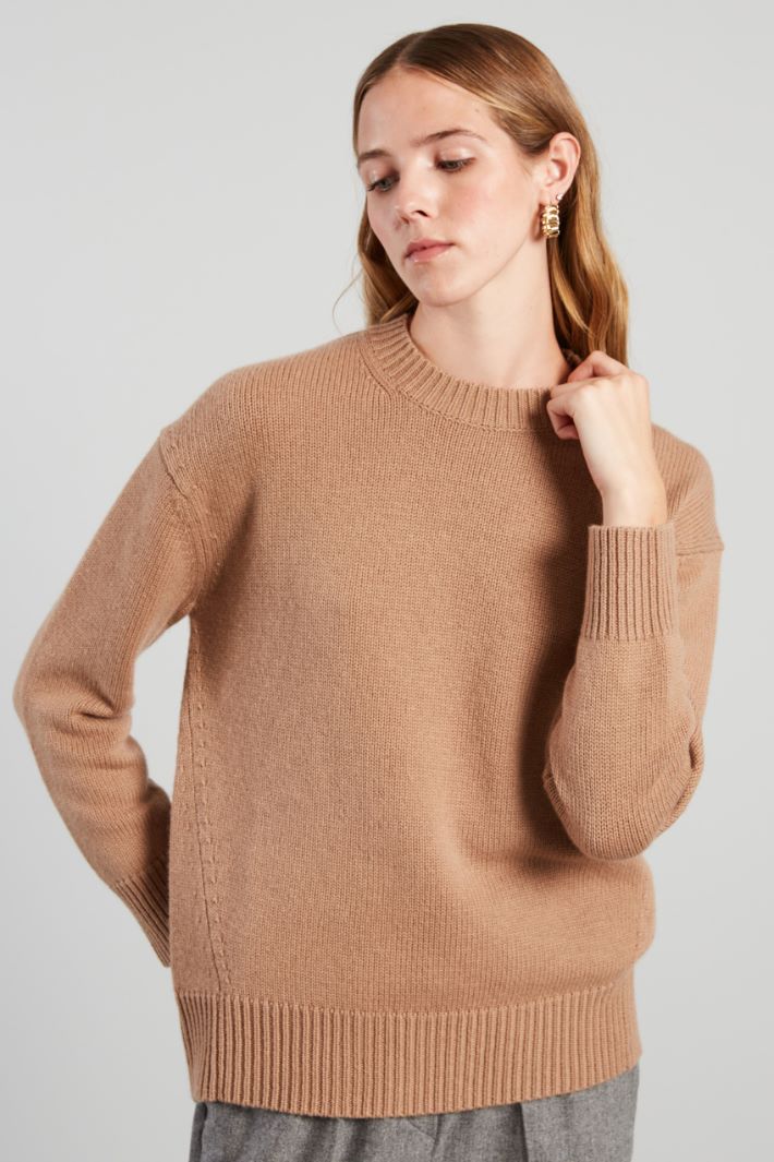 Crew.neck wool-blend sweater Intrend - 3