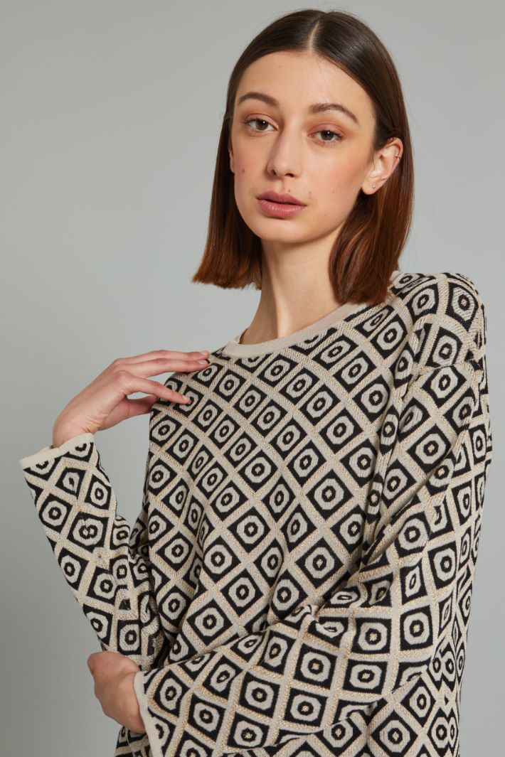 Jacquard sweater Intrend - 4