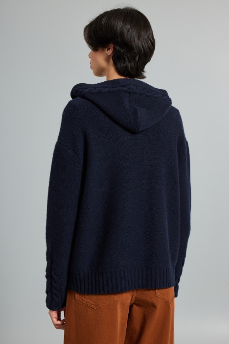 Jersey suave con capucha