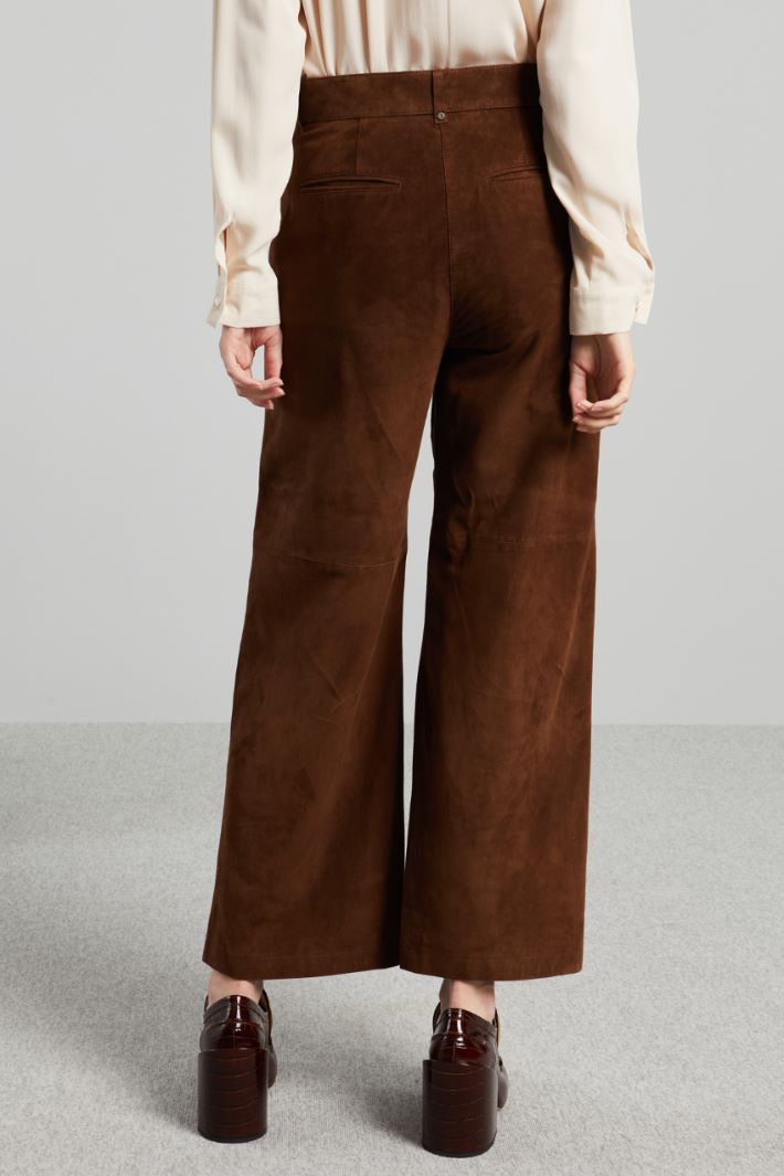 Flared suede trousers Intrend - 2