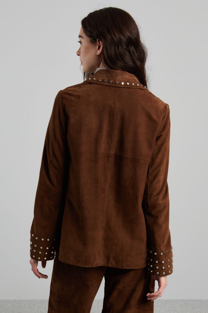 Suede jacket with studs Intrend - 2