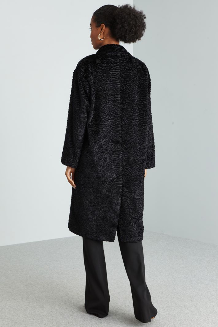 Fluffy-textured coat Intrend - 2