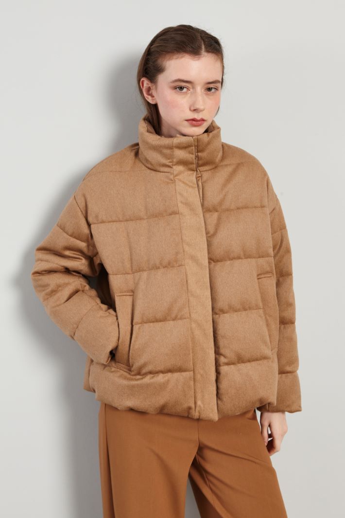 Reversible camel down jacket Intrend - 3