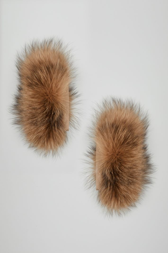 Fox fur cuffs Intrend