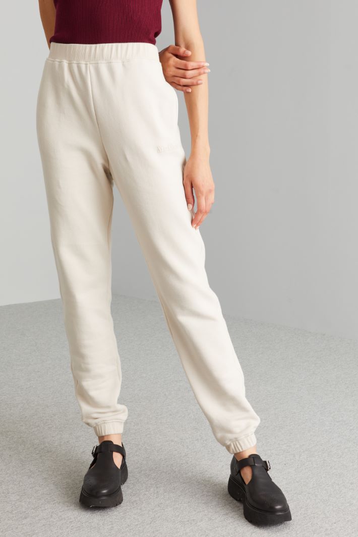 Pantalone jogger in jersey Intrend - 3