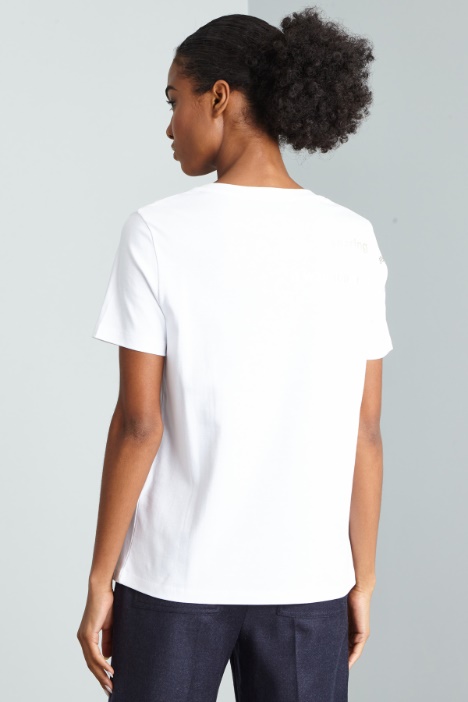 T-shirt in cotone con stampa