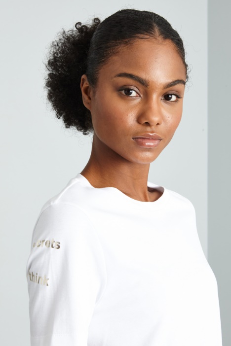 T-shirt in cotone con stampa