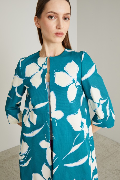 Soprabito in faille di misto cotone