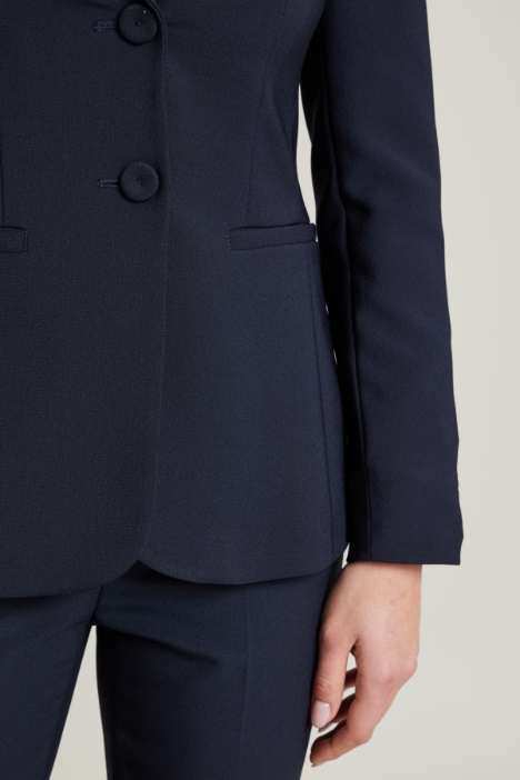 Blazer monopetto in cady