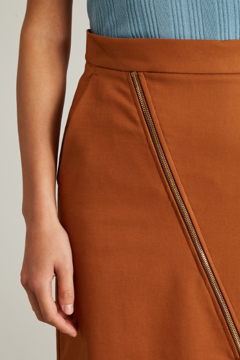 Long gabardine skirt Intrend - 2