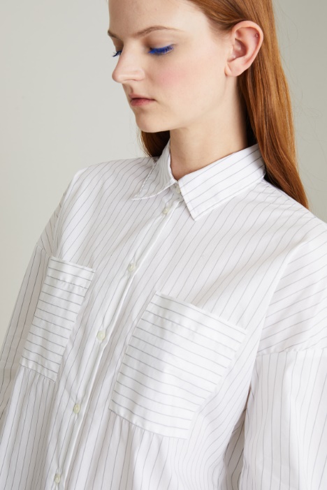 Camicia morbida in popeline