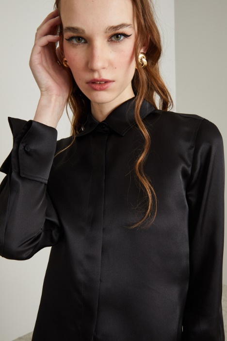 Camicia in organza di seta