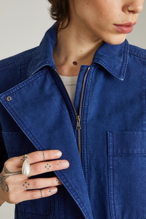 Casacca over in canvas