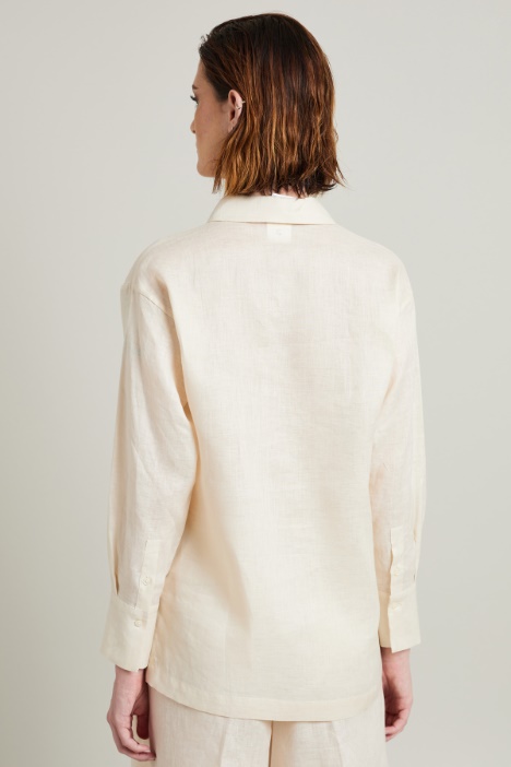 Pure linen canvas shirt Intrend - 2