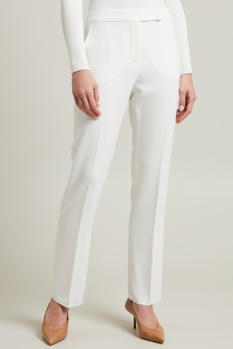 Pantaloni smoking in cady