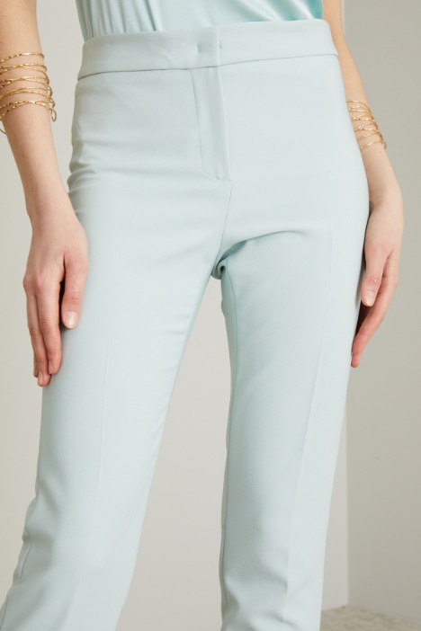 Pantaloni slim in cady