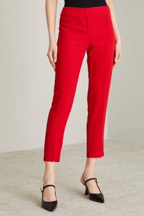 Pantaloni in envers satin