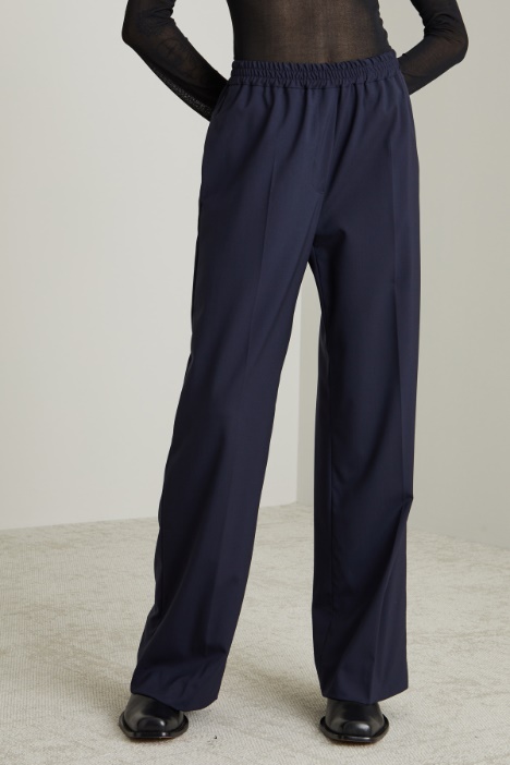 Pantaloni a palazzo con coulisse