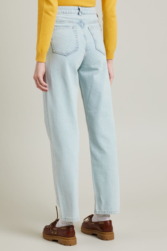 Straight denim trousers Intrend - 2