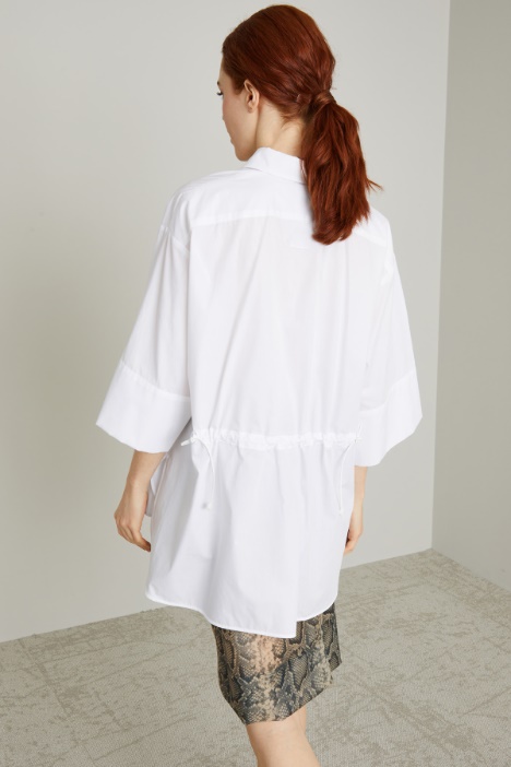 Casacca over con coulisse