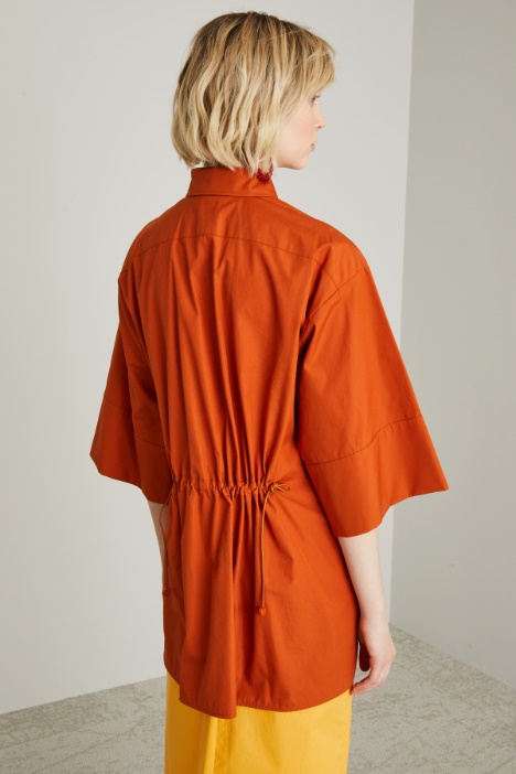 Casacca over con coulisse