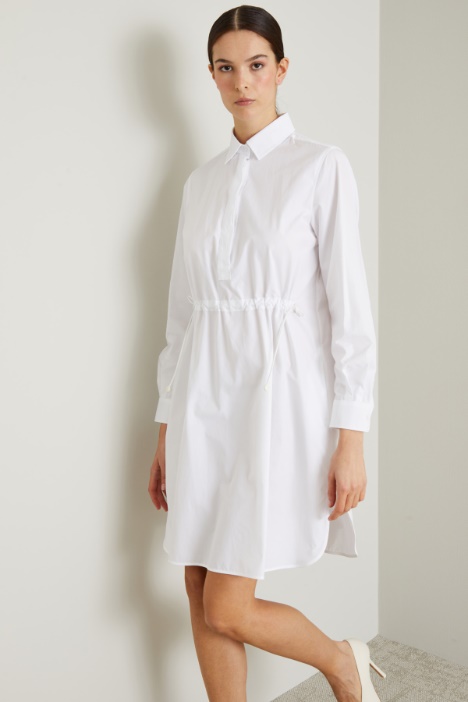 Abito chemisier con coulisse