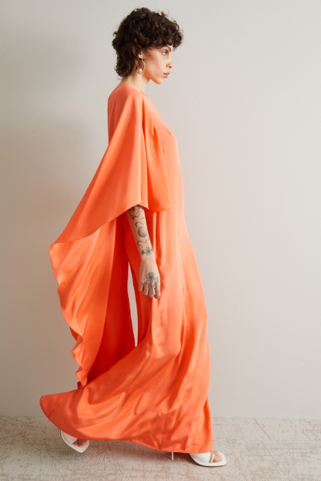 Abito in crêpe di seta