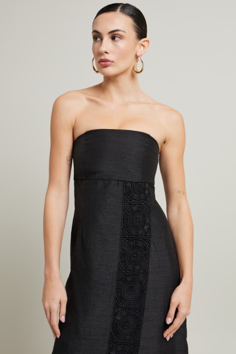 A-line shantung dress Intrend - 2