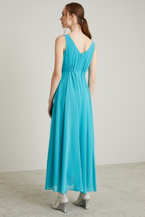 Abito lungo in georgette