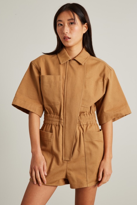 Tuta in drill di cotone